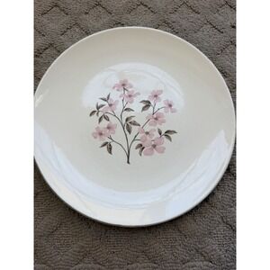 Edwin Knowles PINK DOGWOOD (GOLD TRIM) Dinner Plate